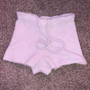 garage fuzzy shorts